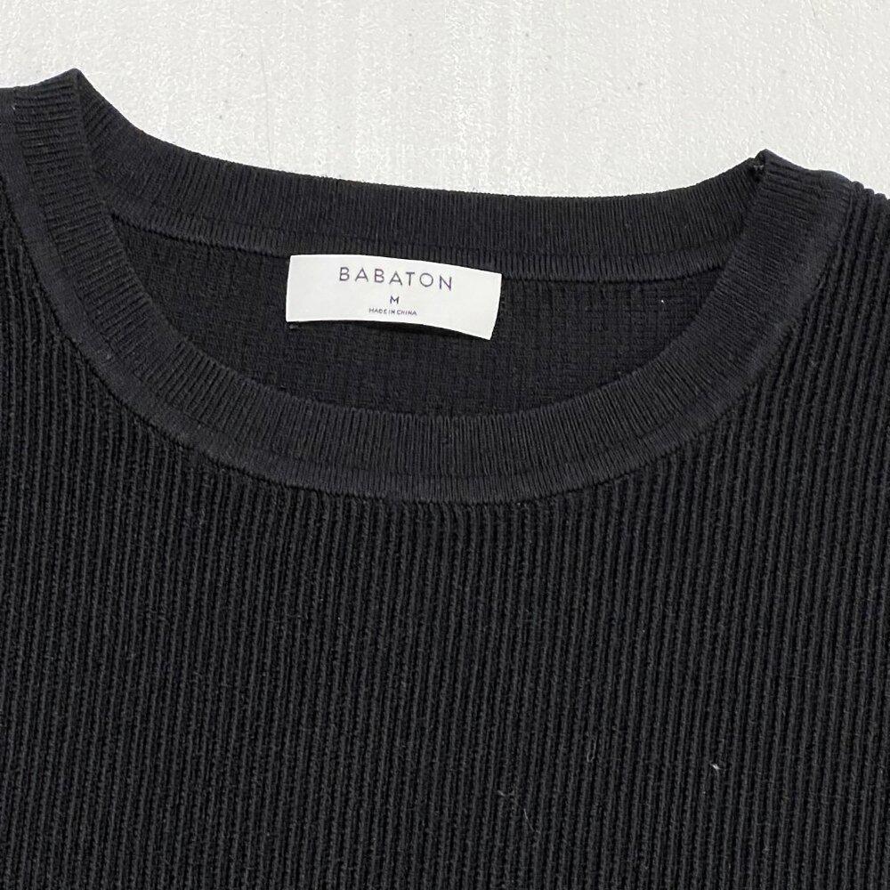 Aritzia Babaton Sculpt Knit Muscle Black size M Regular $58 - Picture 2 of 3